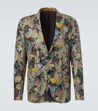 Etro Roma printed wool-blend blazer