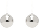 SIMONMILLER Silver Disco Drop Earrings