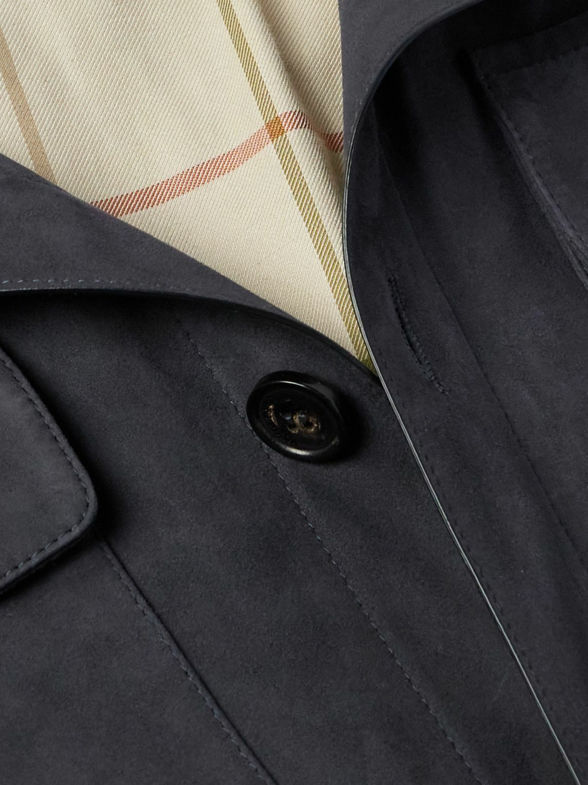Loro Piana - Suede Overshirt - Blue