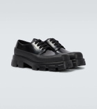 Prada Paneled leather Derby shoes