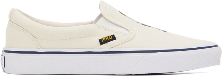 Photo: Polo Ralph Lauren Off-White Keaton Sneakers