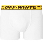 Off-White - Stretch-Cotton Boxer Briefs - White
