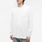 Puma Men's Long Sleeve MMQ Baseline Pocket T-Shirt in Puma White