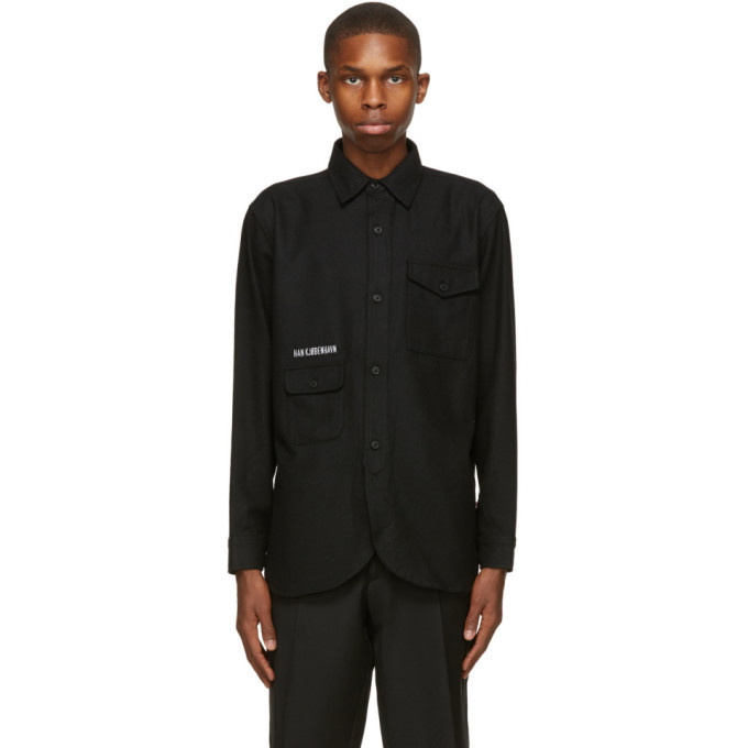 Photo: Han Kjobenhavn Black Wool Army Shirt