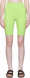 Girlfriend Collective Green High-Rise Bike Shorts