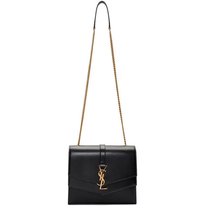 Yves Saint Laurent, Bags, Ysl Sulpice Medium In Black Matelasse Leather