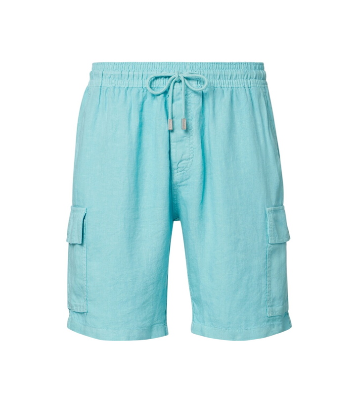 Photo: Vilebrequin Baie linen Bermuda shorts