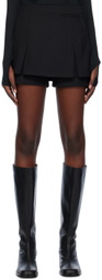 lesugiatelier Black Layered Skort