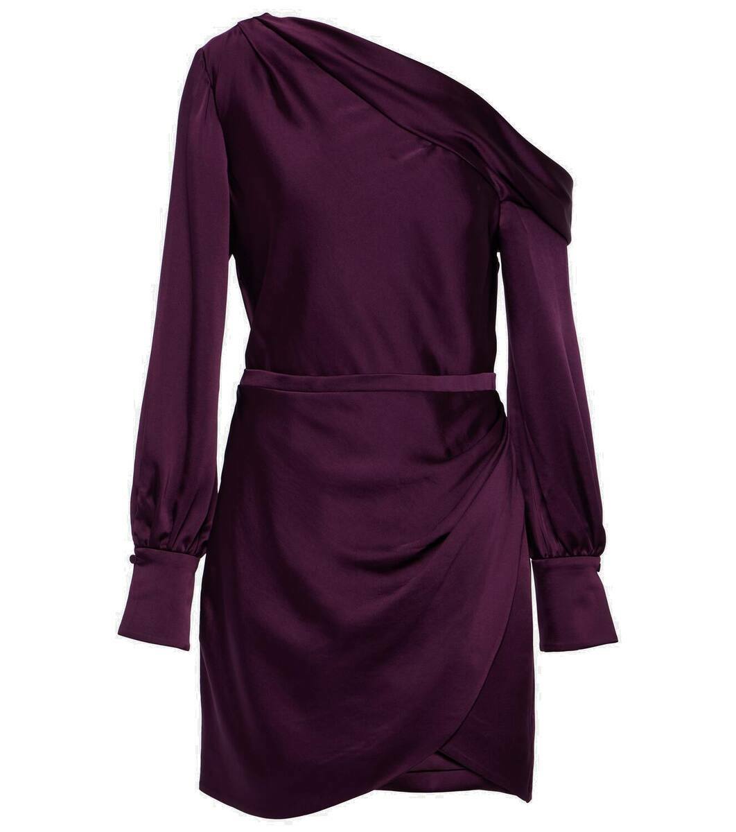 Simkhai Cameron one-shoulder satin minidress Simkhai
