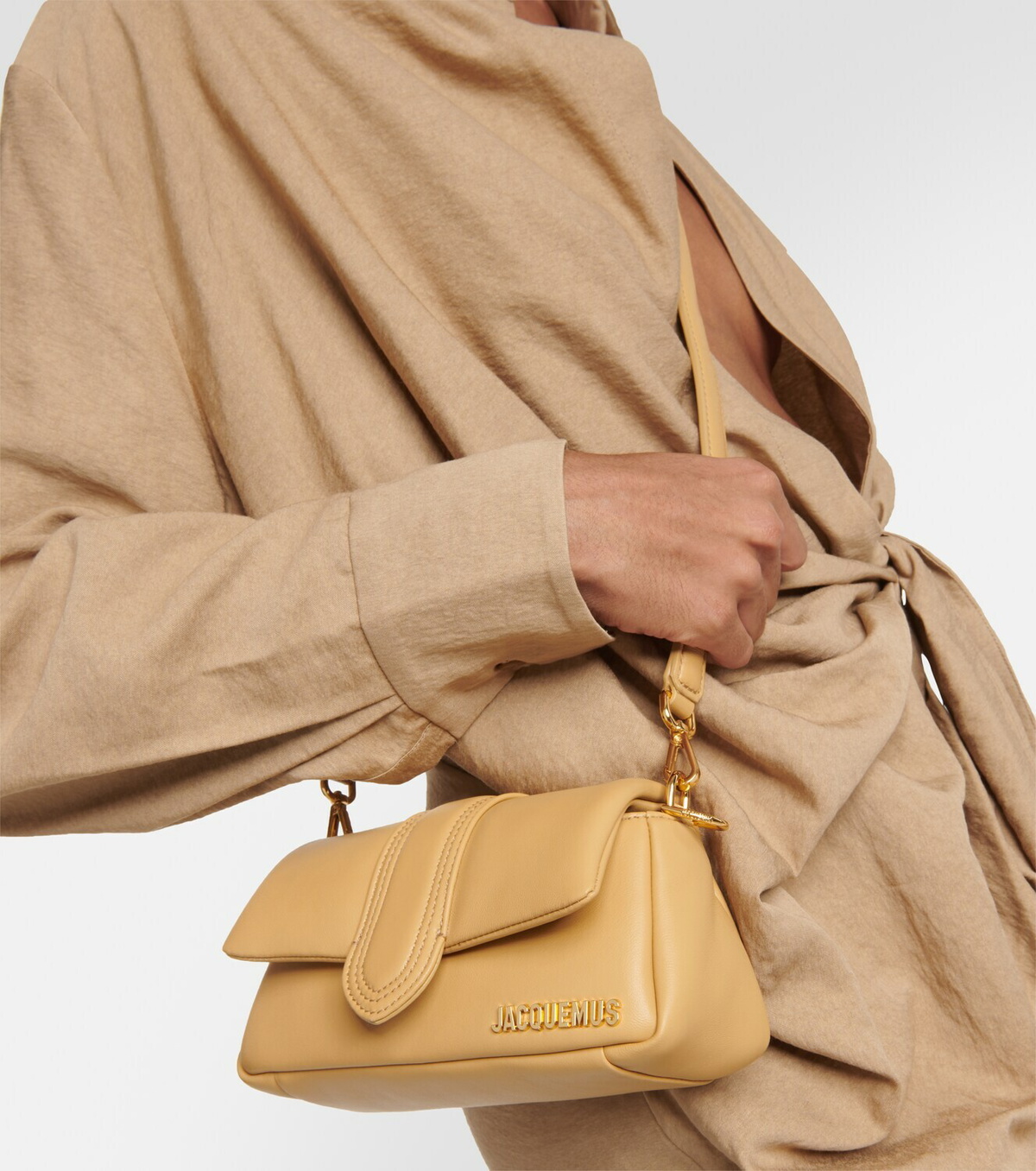 【JACQUEMUS】LE PETIT BAMBIMOU LEATHER SHOULDER BAG LE PETIT BAMBIMOU LEATHER SHOULDER BAG for Women - Jacquemus