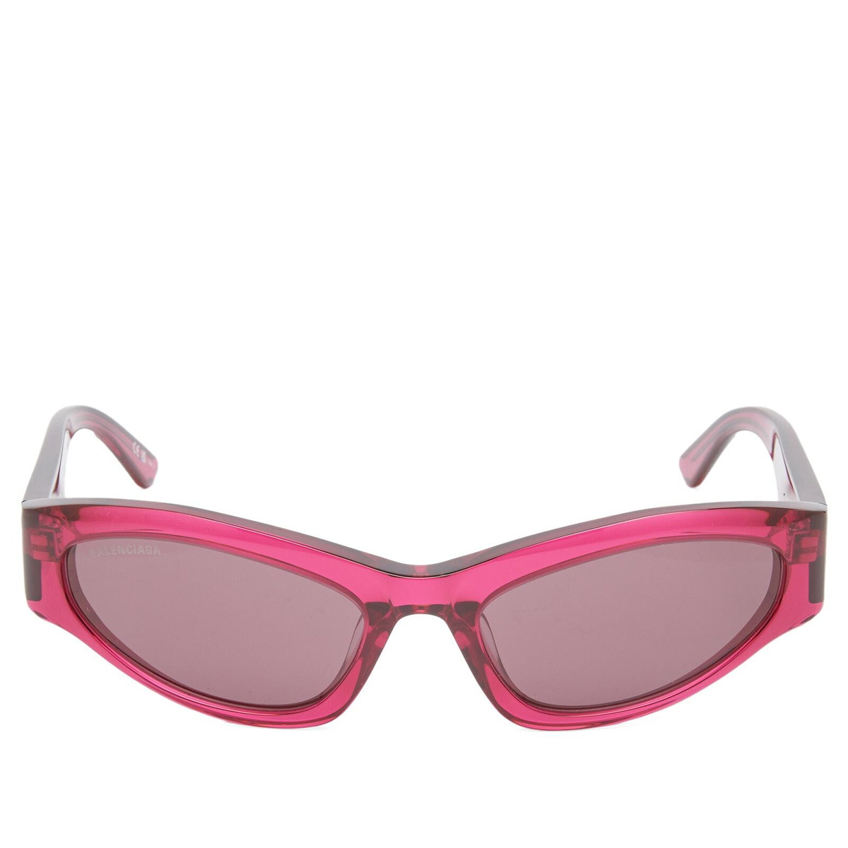 Balenciaga BB0387S Sunglasses in Burgundy/Violet Balenciaga