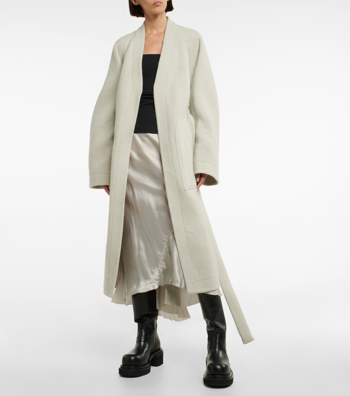 RICK OWENS wool coat