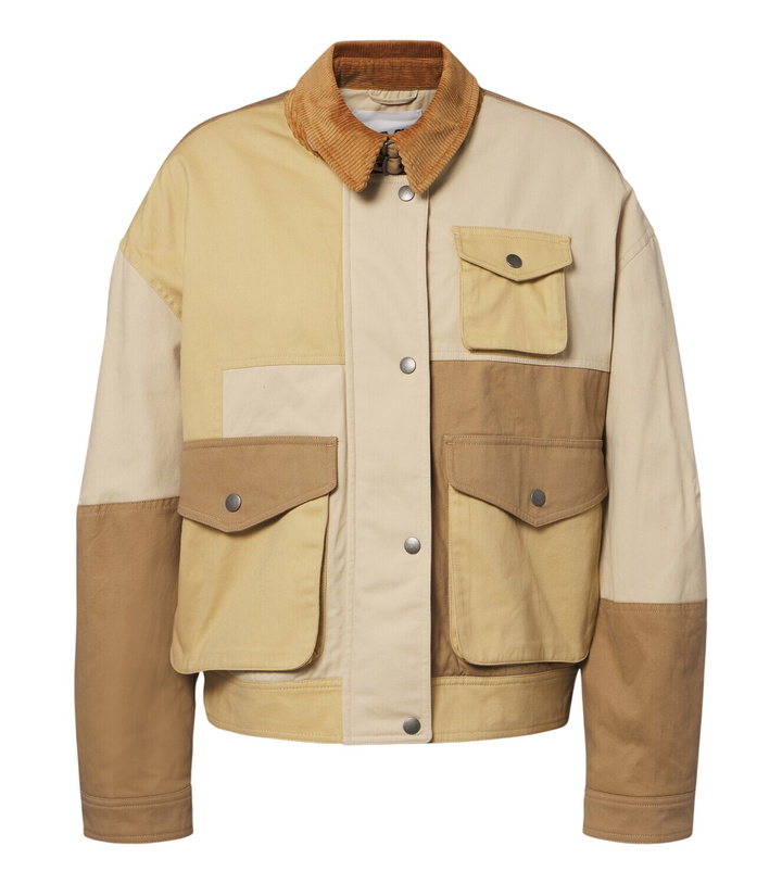 Photo: Marant Etoile Risla patchwork cotton jacket