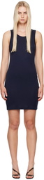 Helmut Lang Navy Tank Minidress