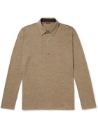 Barena - Slim-Fit Wool-Blend Polo Shirt - Neutrals