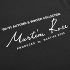 Martine Rose Long Sleeve Logo Print Tee