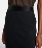 Tom Ford Satin pencil skirt