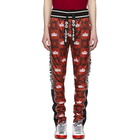 Dolce and Gabbana Red Crown Logo Lounge Pants