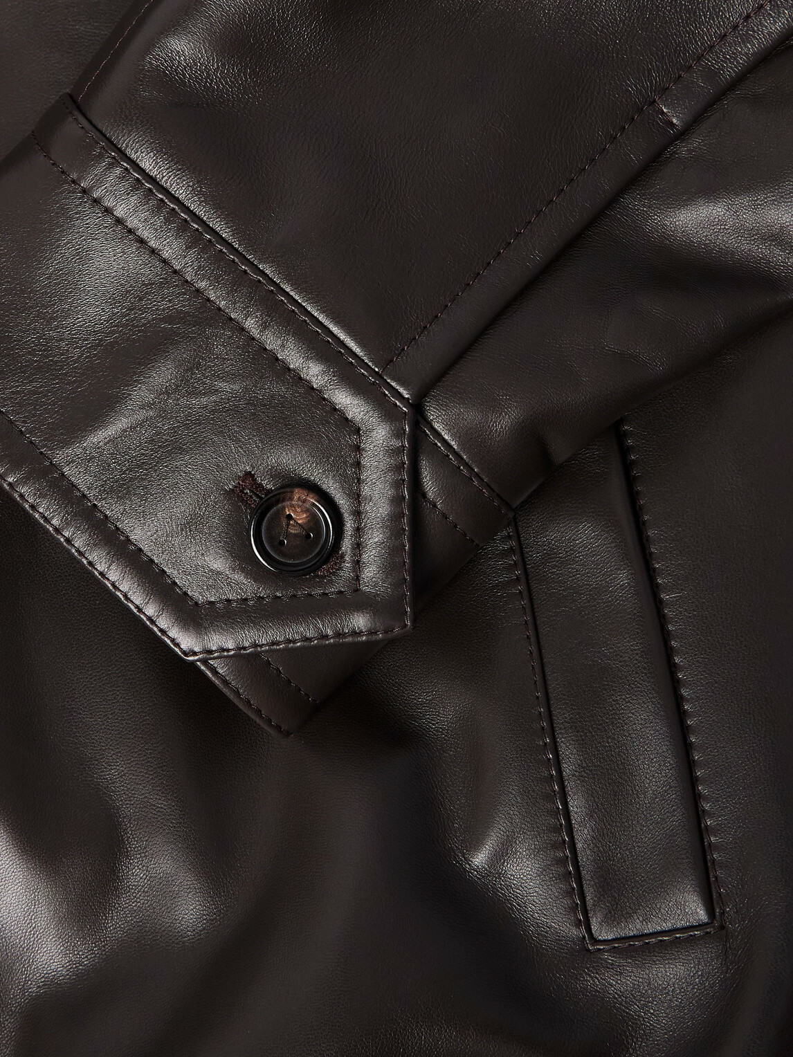 Bottega Veneta - Intrecciato-Trimmed Leather Blouson Jacket - Brown