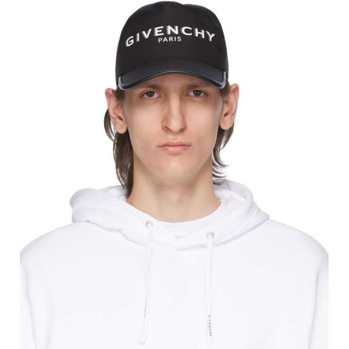 Photo: Givenchy Black and White Logo Cap