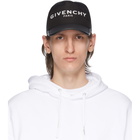 Givenchy Black and White Logo Cap