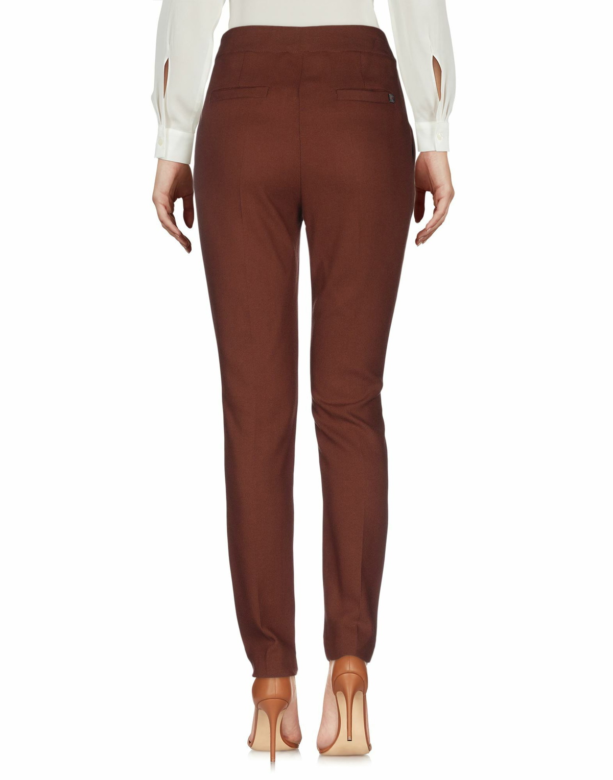 Manila Grace Womens Pants in Brown