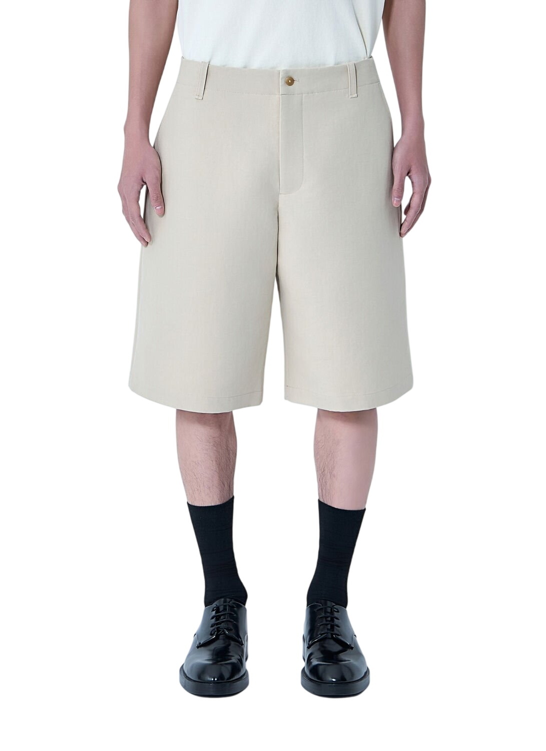 JACQUEMUS Black Les Sculptures 'Le bermuda Juego' Shorts Jacquemus