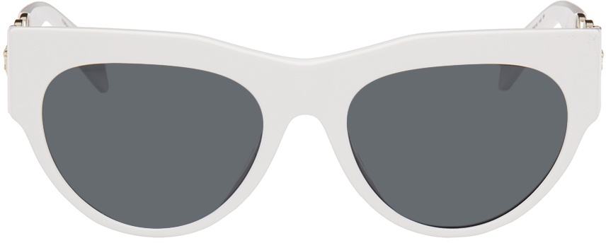Versace White Cat-Eye Sunglasses Versace