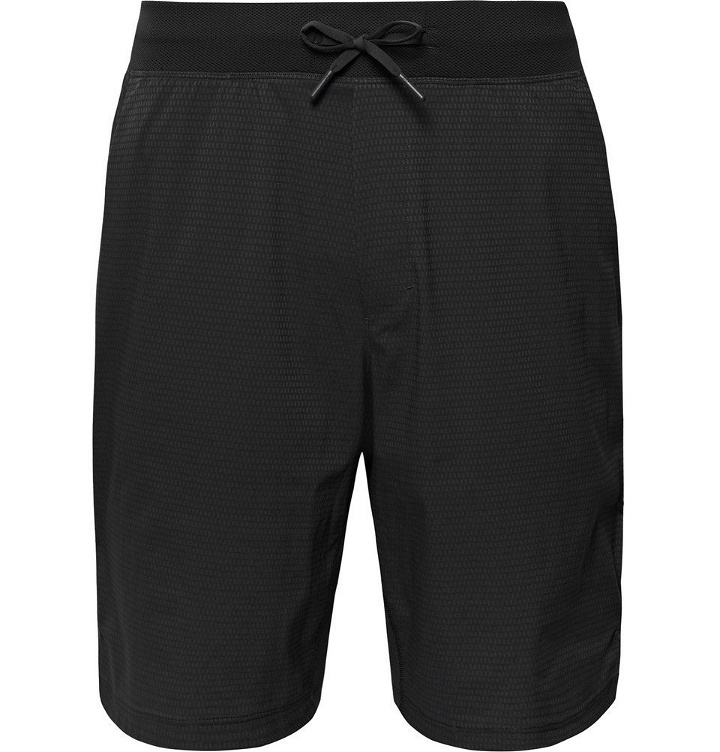 Photo: Lululemon - T.H.E. Short Textured Stretch-Jersey and Swift Drawstring Shorts - Charcoal