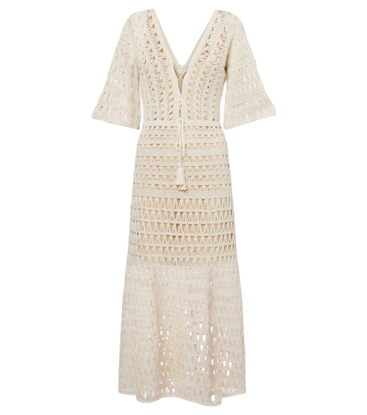 Photo: Anna Kosturova Crochet cotton maxi dress