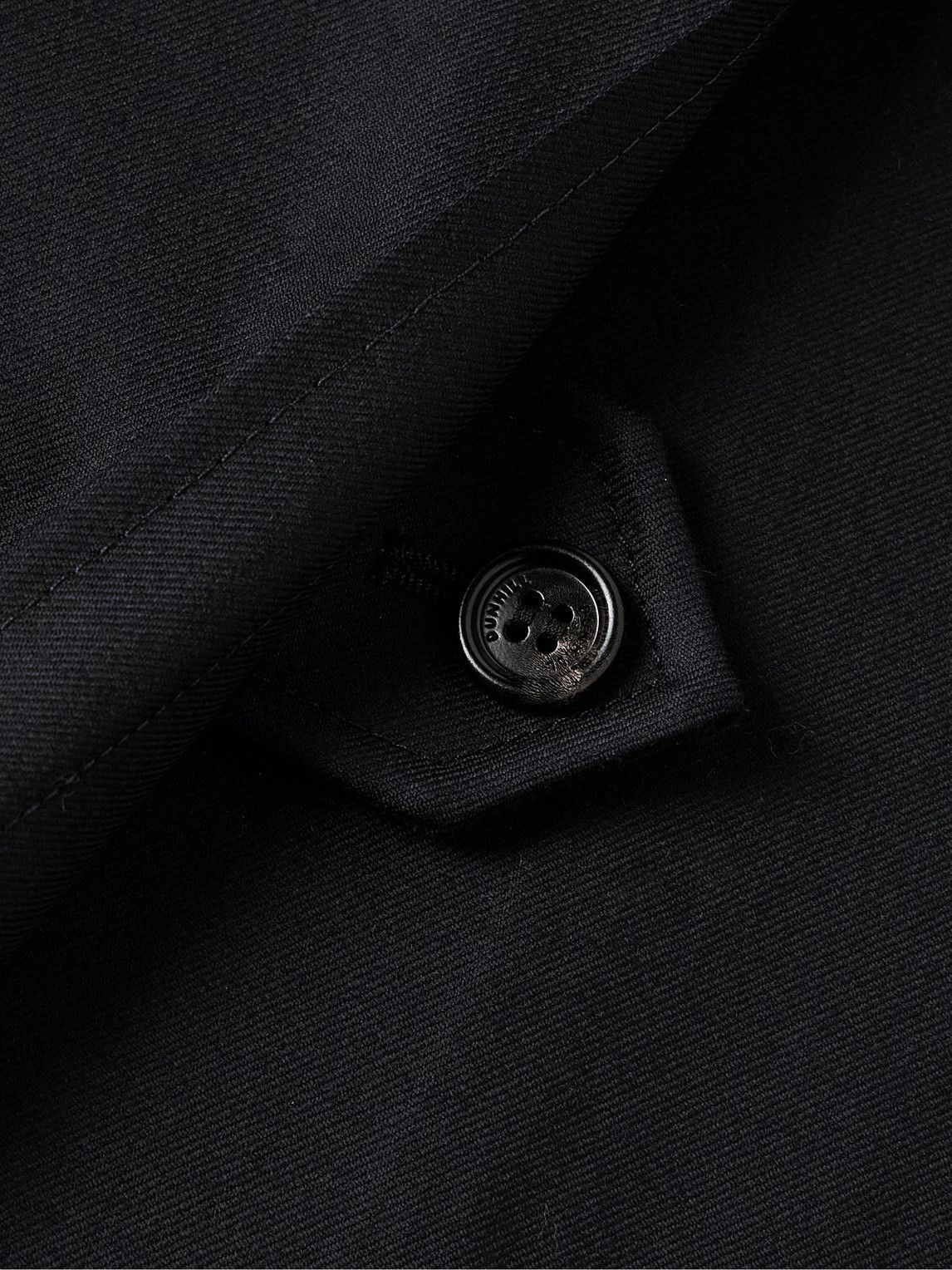 Dunhill - Belted Super 180s Wool Coat - Blue