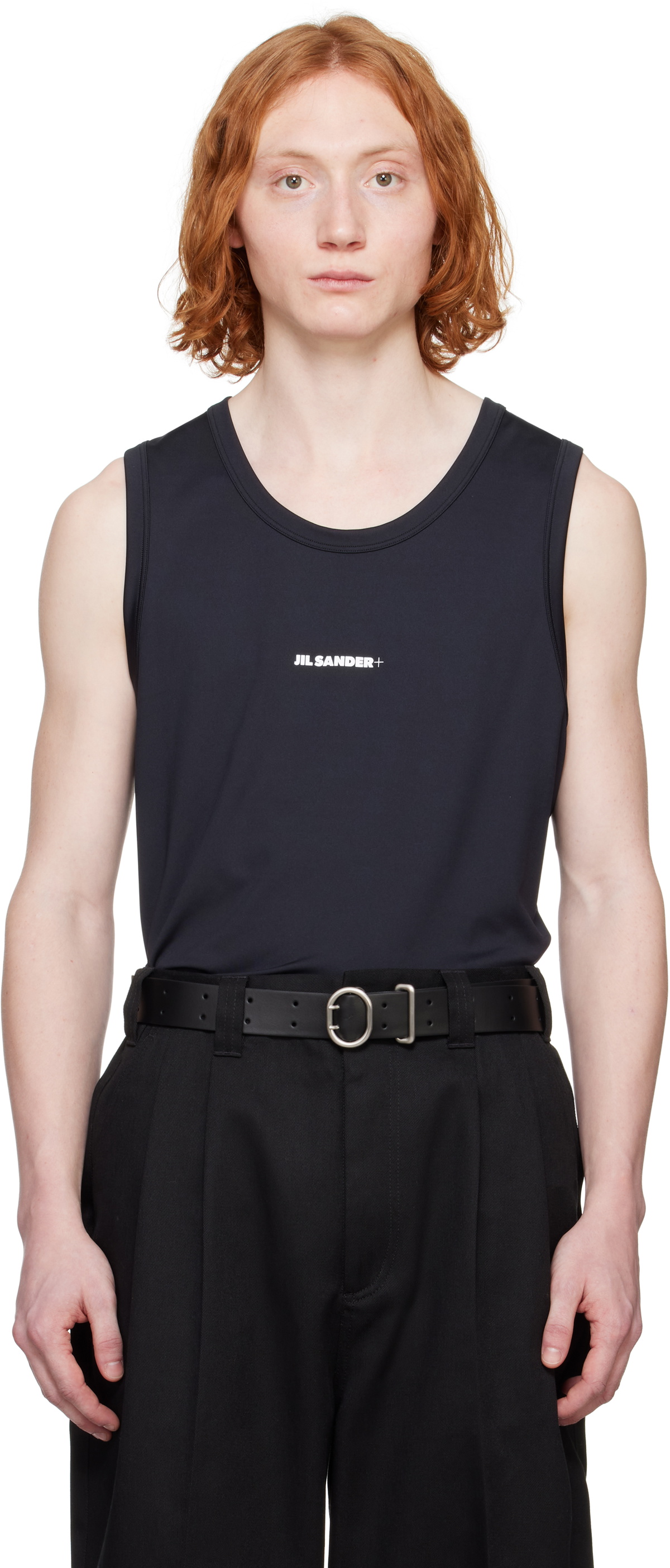 【関税込み】Jil Sander ブラック Active ジャージ Tシャツ ◇JIL SANDER◇ ブラック Active ジャージ Tシャツ ロゴTシャツ