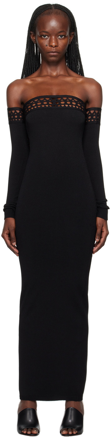 ALAÏA Black Vienne Maxi Dress ALAÏA