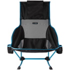 Helinox Black and Blue Canvas Playa Chair