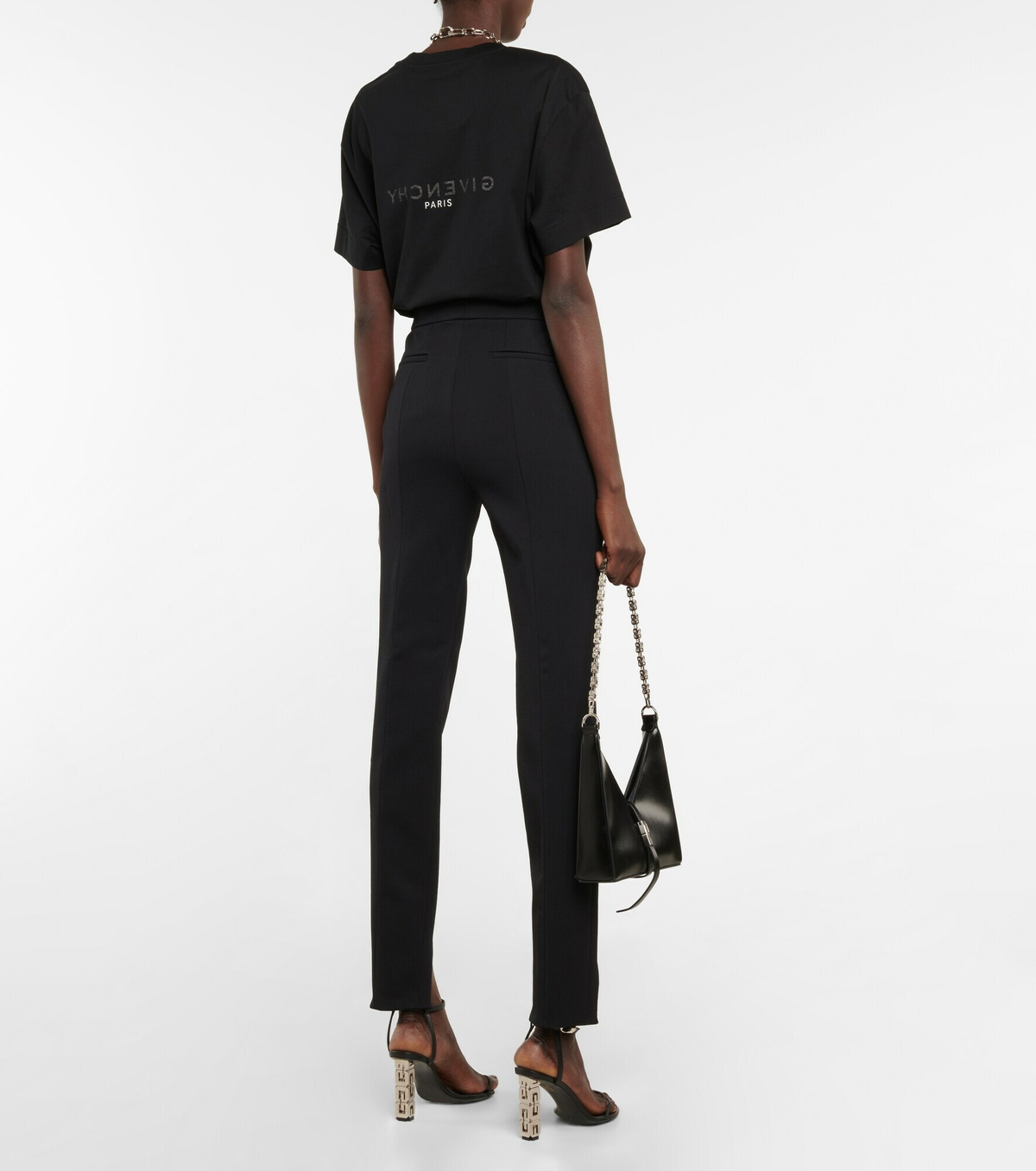 Givenchy - Cutout slim pants Givenchy