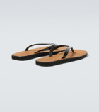 The Row City leather thong sandals