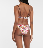 Stella McCartney - Floral triangle bikini top