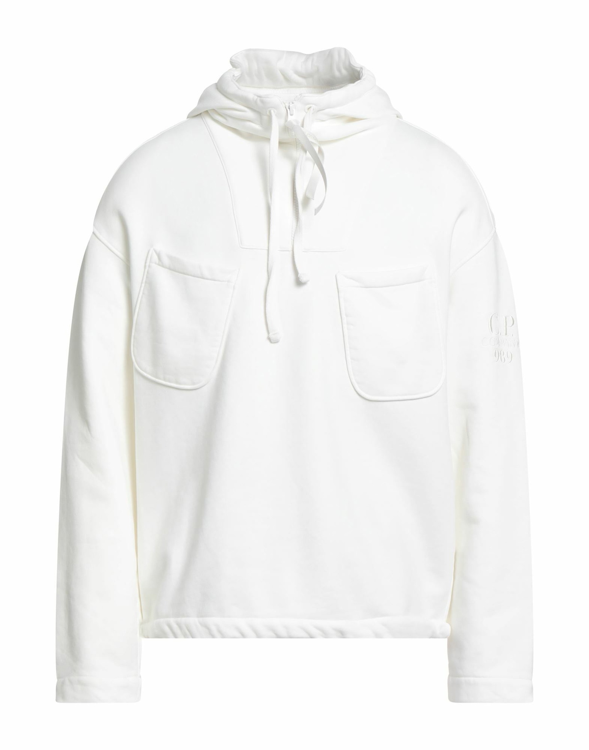 C. p. Company Mens Sweatshirt in White