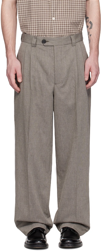 Photo: mfpen Taupe Classic Trousers