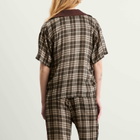 TOGA ARCHIVES Women's Printed Polo Top in Grey