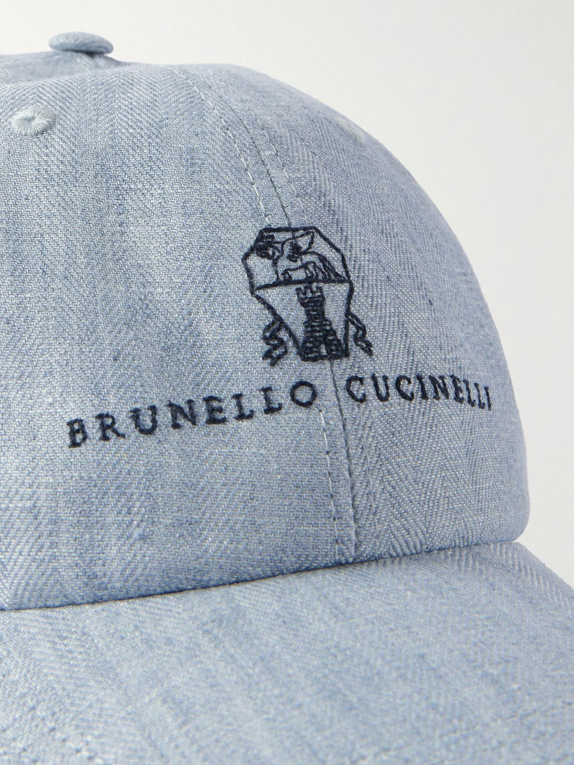 RAG & BONE Leather Trimmed Gray Herringbone Wool Blend Baseball Cap -O/S rag & bone Caps | Luxury Fashion Up To 70% Off | THE OUTNET main image 2