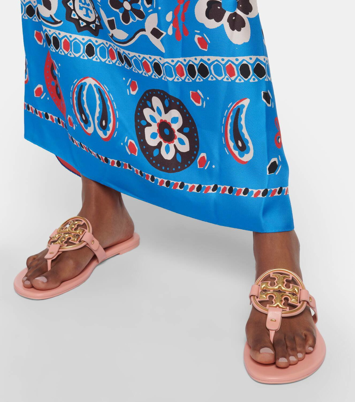 Tory Burch Miller leather thong sandals Tory Burch