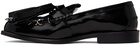 Marni Black Leather Bambi Loafers