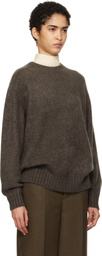 Carven Brown Knit Sweater