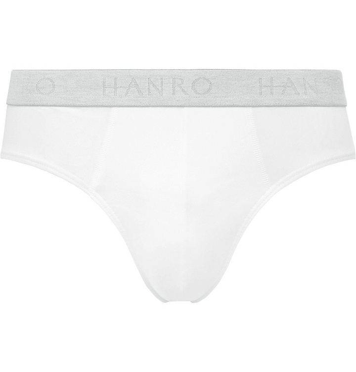 Photo: Hanro - Two-Pack Stretch-Cotton Briefs - White