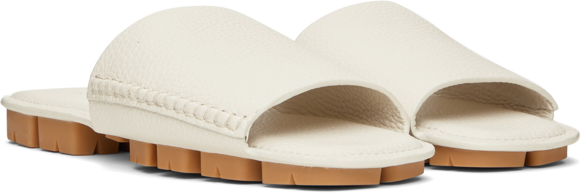 Bottega Veneta Off-White Shore Sandals