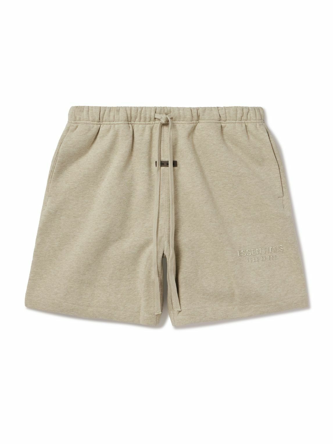 Fear of God ESSENTIALS Off-White Cotton Shorts Fear Of God