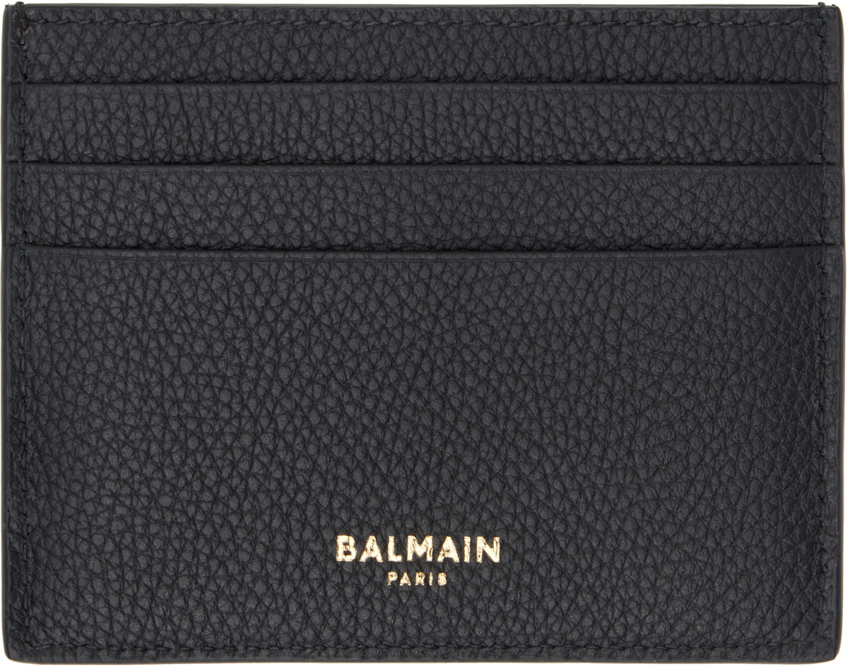 Balmain Black B-Buzz Card Holder