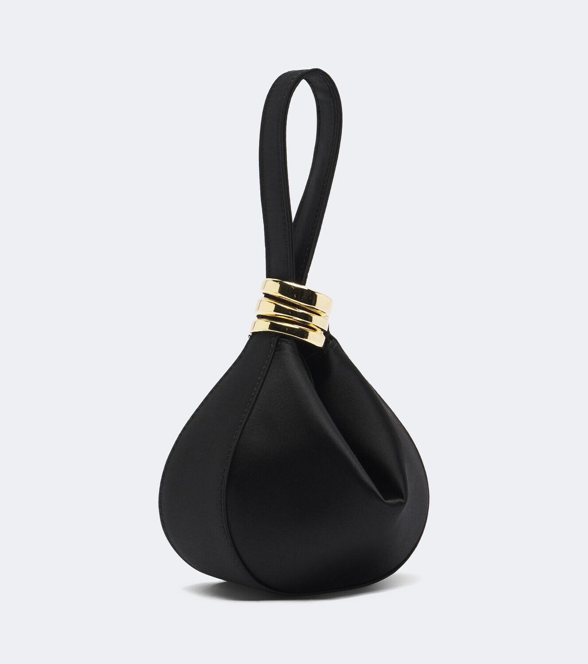 Amanu Zambia satin top-handle bag