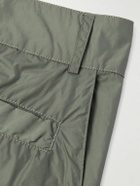 SAIF UD DEEN - Straight-Leg Panelled Shell Shorts - Gray